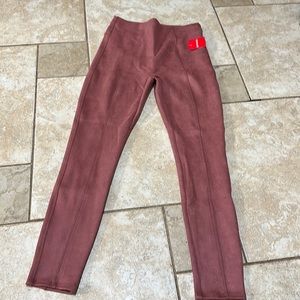 NWOT SPANX faux suede keggings 2 available SZ S. Tags came  off.